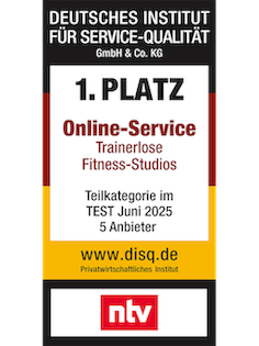 1. Platz NTV Online Service Personallose Fitnessstudios FITOMAT